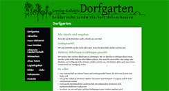 Desktop Screenshot of dorfgarten.org